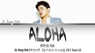 Jo Jung Suk 조정석  ALOHA 아로하 Lyrics가사 HanRomEng 슬기로운 의사생활 OST Part 3  Hospital Playlist OST [upl. by Edgar]