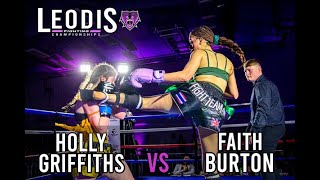 LEODIS FIGHTING CHAMPIONSHIPS Holly Griffiths vs Faith Burton [upl. by Sadonia]