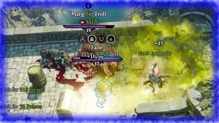 One Hit Kill Marg The Troll How To Get Rid Of Troll Blood On Tactical Difficulty  DOS 2 [upl. by Hannasus625]