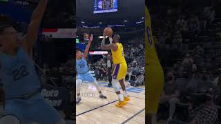 Courtside watching LeBron James and the Lakers shorts [upl. by Solrac799]