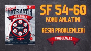 PROBLEMLER FASİKÜLÜ  KESİR PROBLEMLERİ KONU ANLATIMI SF 5460 NURETTİN TOPRAK [upl. by Heidie]