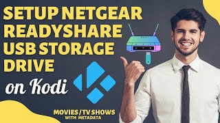 How To Setup Netgear Readyshare USB Storage Drive on Kodi urduhindi [upl. by Jacqui676]