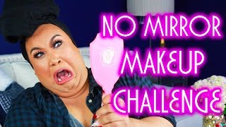 NO MIRROR MAKEUP CHALLENGE  PatrickStarrr [upl. by Eitra]