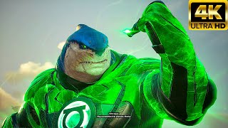 King Shark Becomes Green Lantern Transformation Scene  Suicide Squad Kill The Justice League 2024 [upl. by Sum383]