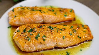 HonigKnoblauch glasierter Lachs Einfaches Lachs Rezept [upl. by Egiedan636]