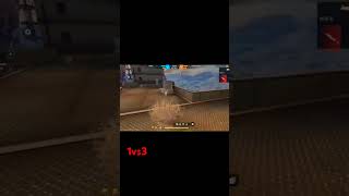 CSRANKED 1VS3 FOR MY GAME PLAY IN MASTER LOBBY FREE FIREfreefire [upl. by Rehctaht]