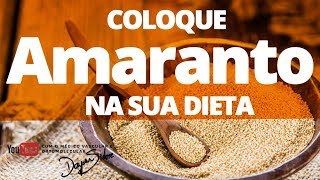 Coloque AMARANTO na sua DIETA  Dr Dayan Siebra [upl. by Emmer193]