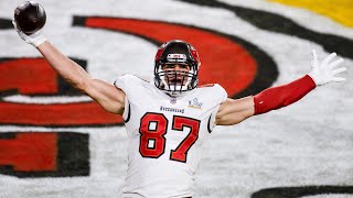 Rob Gronkowskis Best Plays with the Buccaneers  Highlights [upl. by Adraynek]