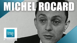 Michel Rocard PSU candidature à lélection présidentielle 1969  Archive INA [upl. by Gaulin]