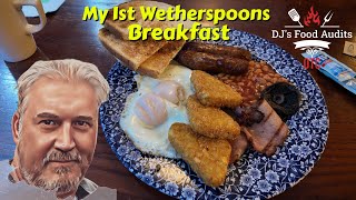 Wow My First Wetherspoons Breakfast Review [upl. by Arsi]