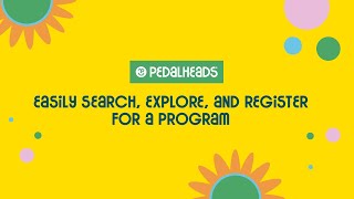 How to easily search explore and register for a Pedalheads program [upl. by Janis]