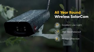 Now on Kickstarter The Ultra Tough Wireless SolarPowered Security Camera [upl. by Ecneitap907]