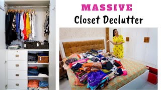 Closet Declutter Tips  How To Declutter Clothes [upl. by Sirrep]