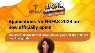 NSFAS Applications 2024 Step By Step Tutorials [upl. by Sperry]