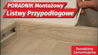 Poradnik Montażowy listew przypodłogowych Lars Zobacz jak łatwo zamontować samemu [upl. by Ynohtn]