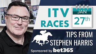 Stephen Harris’ ITV racing tips for Saturday January 27th [upl. by Atteram872]