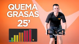 Clase completa ciclo indoor quemagrasas en 25 minutos [upl. by Arol]