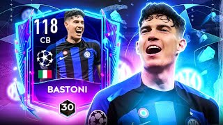 F2P BEAST 118 OVR UCL BASTONI REVIEW • FIFA MOBILE 23 [upl. by Eniarral129]