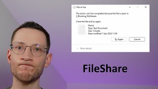 Can you SHARE access to a file CNET [upl. by Eilloh]