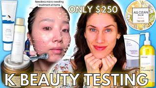 What does 250 Of K Beauty Get You Testing New Korean Skincare Bestsellers of 2023 [upl. by Sasnak]