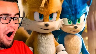 Reacting to SONIC 2 Movie Trailer with TAILS [upl. by Kirshbaum55]