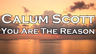 Calum Scott  You Are The Reason Lyrics [upl. by Elitnahc]