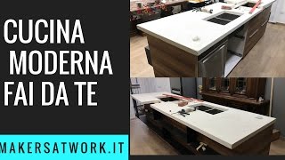 Come costruire una cucina moderna Vol 1 struttura  Fai da Te [upl. by Comstock19]