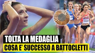 PARIGI 2024 TOLTA LA MEDAGLIA DI BRONZO ALLITALIANA BATTOCLETTI COSA È SUCCESSO [upl. by Zitella]