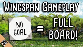 Wingspan Gameplay  No Goal Round 1 leads to a full board [upl. by Aneekal]