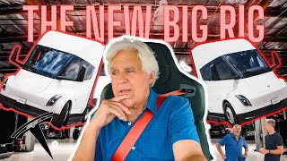 Jay Leno Hauls Tesla Semi with Tesla Semi  Jay Lenos Garage [upl. by Roxanne]