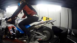 Suzuki Rgv500 on dyno  RHMotoren [upl. by Wistrup]