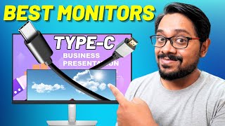 Best Monitors Under 10000 20000 and 30000 with TypeC Port and Speakers [upl. by Anitnas]