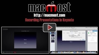 Recording Presentations In Keynote 993 [upl. by Johnny209]