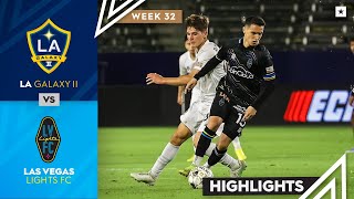 LA Galaxy II vs Las Vegas Lights FC  Game Highlights  10152022 [upl. by Leksehcey630]