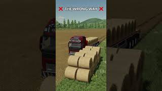 The Wrong Way ❌ and The Proper Way ✅  Farming Simulator 22 [upl. by Erlene180]