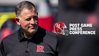 Head Coach Greg Schiano Post Game Press Conference  Ohio State [upl. by Burnett]