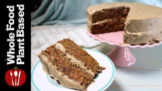 Plant Based Vegan Carrot Cake  Whole Food Plant Based Recipes [upl. by Roxy232]