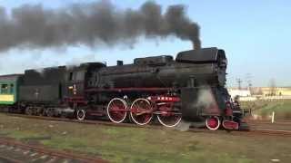 Ol4959 Włoszakowicze Parallelfahrt last steamweekend in Wolsztyn 2932014 [upl. by Hymen]