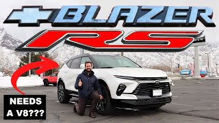 2023 Chevy Blazer RS Does The Blazer Need A More Powerful Engine [upl. by Asoramla]