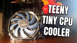 Tiniest CPU Cooler Ever Akasa H4A Review [upl. by Nananne]