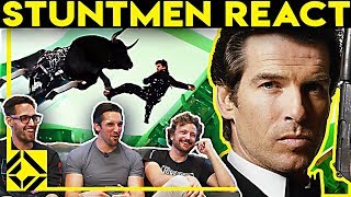 Stuntmen React to Bad amp Great Hollywood Stunts 2 [upl. by Assiralk]