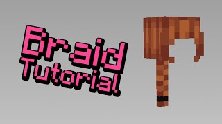 How to Make Braids on your Minecraft Skin [upl. by Georas706]