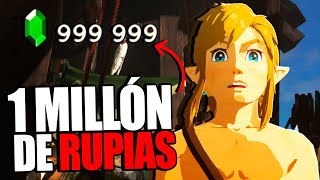 Así es como conseguí 1 MILLÓN de RUPIAS en Zelda Breath of the Wild RUPIAS INFINITAS en Zelda BOTW [upl. by Cariotta]