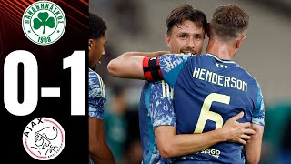 Panathinaikos vs Ajax  01  HIGHLIGHTS  UEL Qualification 20242025  panathinaikos ajax [upl. by Junno]