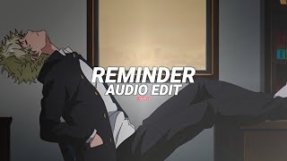 reminder  the weeknd edit audio [upl. by Maren]