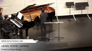 Dinant 2014  Ueno Kohei  Sonate by William Albright [upl. by Ylhsa]