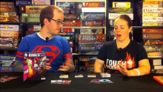 DC DeckBuilding Game Rivals Batman vs Joker  A Forensic Gameology Review [upl. by Auqinom]