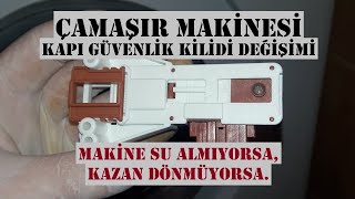 Çamaşır Makinesi Kapı Güvenlik Kilidi Değişimi Çamaşır Makinesi Kapı Arızası ZV446 METALFLEX [upl. by Sol]