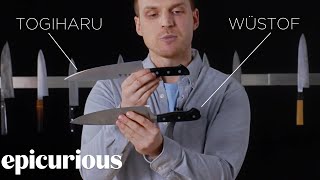 Knifemaker Explains The Difference Between Chefs Knives  Epicurious [upl. by Shep]