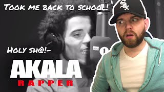 American Ghostwriter Reacts to Akala Fire In The Booth Part 1 I’m ready now Here we go [upl. by Areta]